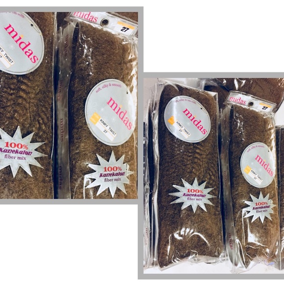 Midas Hair Extensions Braid Kinky Dreadlocks LOTx3 - Picture 3 of 8